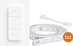 Foto van Philips hue lightstrip plus white & color 1m uitbreiding + draadloze dimmer