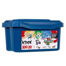 Foto van K'nex classics 300 stuks building set blue tub