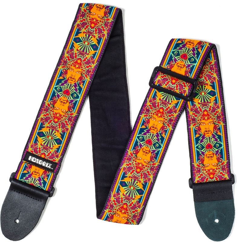 Foto van Dunlop jimi hendrix strap collection jh04 poster gitaarband