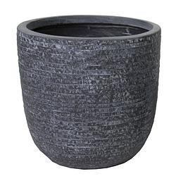 Foto van Utah egg pot graphite d39h38