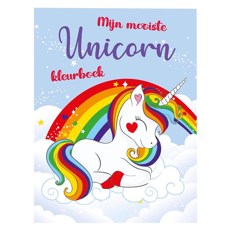 Foto van Mondikaarten mijn mooiste unicorn kleurboek, 48pag.