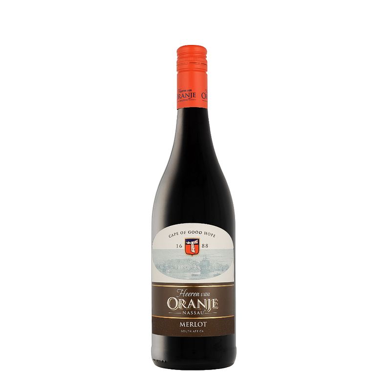 Foto van Heeren van oranje nassau merlot 75cl wijn