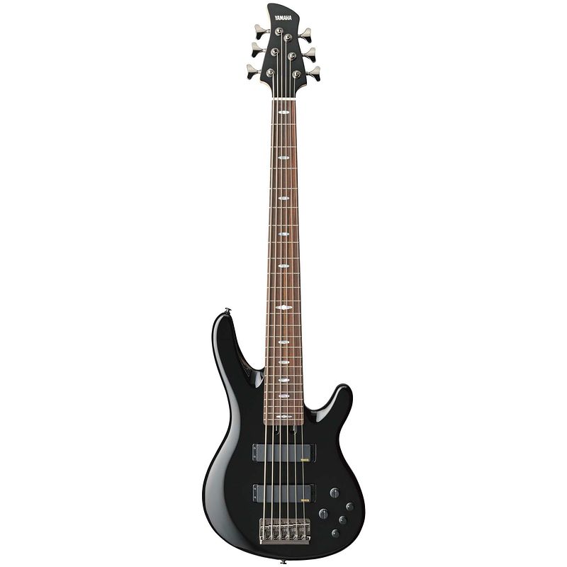 Foto van Yamaha trb1006j black 6-snarige elektrische basgitaar