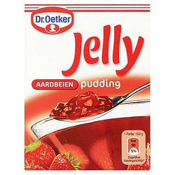 Foto van Dr. oetker jelly aardbeiensmaak pudding 94g bij jumbo