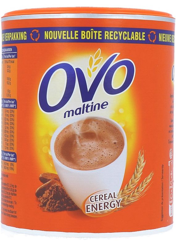 Foto van Ovomaltine instant drank