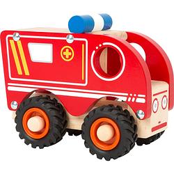 Foto van Small foot ambulance rood 13 x 7 x 10 cm