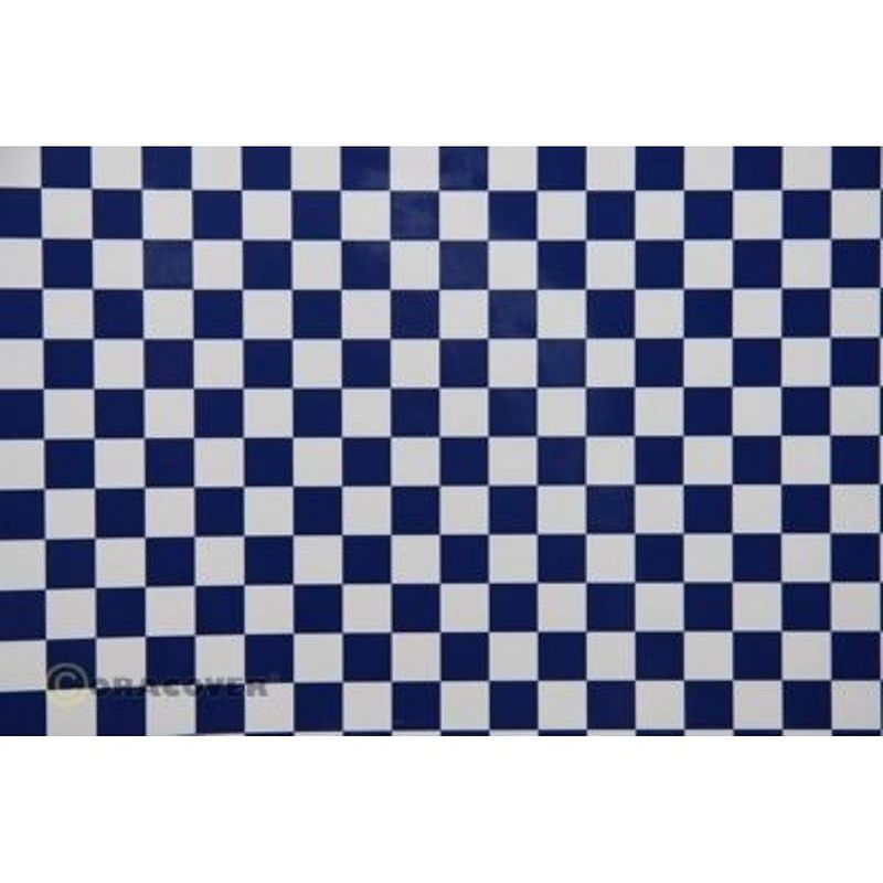 Foto van Oracover 87-010-052-010 plotterfolie easyplot fun 3 (l x b) 10 m x 60 cm wit, donkerblauw