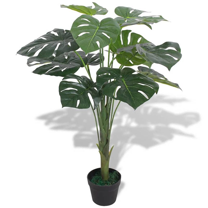 Foto van Vidaxl kunst monstera plant met pot 70 cm groen