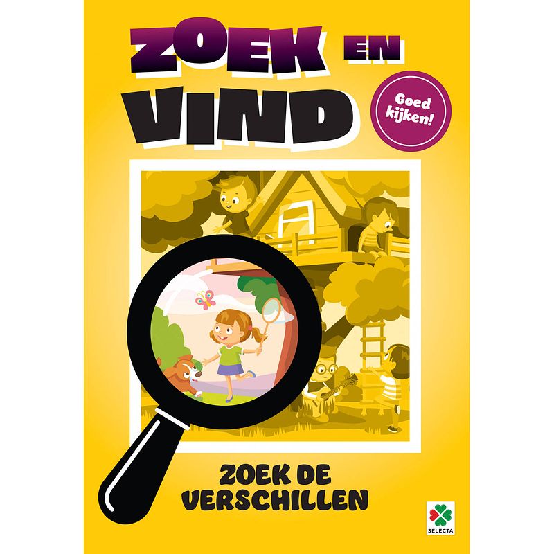 Foto van Selecta hobbyboek zoek de verschillen junior 30 x 21 cm papier