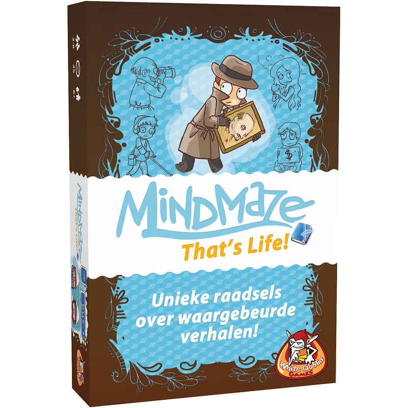 Foto van White goblin games gezelschapsspel mindmaze: that's life (nl)