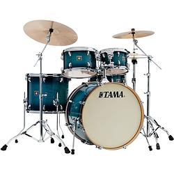 Foto van Tama cl52kr+h-bab superstar classic blue lacquer burst 5d. drumstel incl. hardware