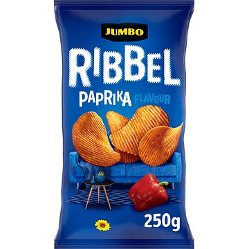 Foto van Jumbo ribbel paprika chips 250g