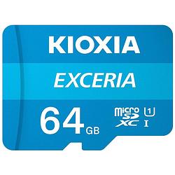 Foto van Kioxia 64gb microsd class 10 geheugenkaart