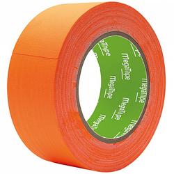 Foto van Showgear megatape ut120 fluor tape fluorescerende gaffa tape 19 mm x 25 m, oranje