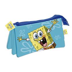 Foto van Nickelodeon etui spongebob junior 21 x 11 cm polyester lichtblauw