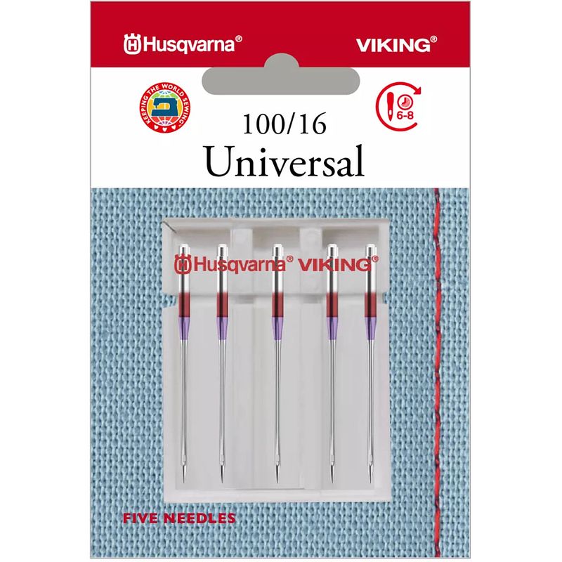 Foto van Husqvarna-viking universal 100 (5 stuks) naalden