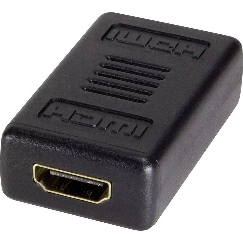 Foto van Logilink ah0006 hdmi adapter [1x hdmi-bus - 1x hdmi-bus] zwart