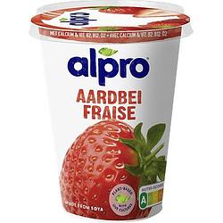 Foto van Alpro plantaardige variatie op yoghurt aardbei 500g bij jumbo