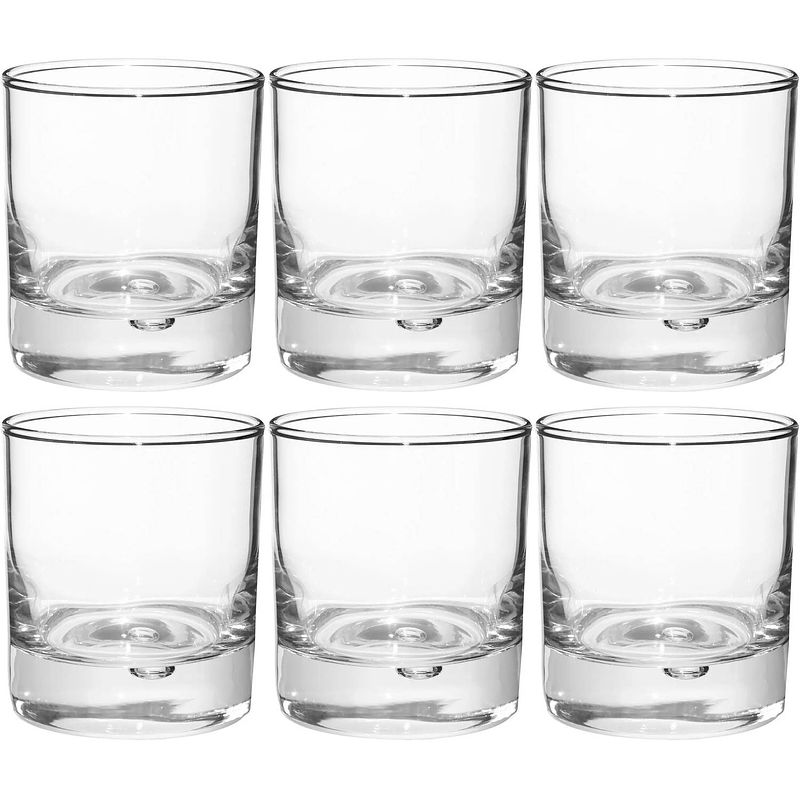 Foto van Set van 6x stuks whiskey glazen georgi 300 ml van glas - drinkglazen