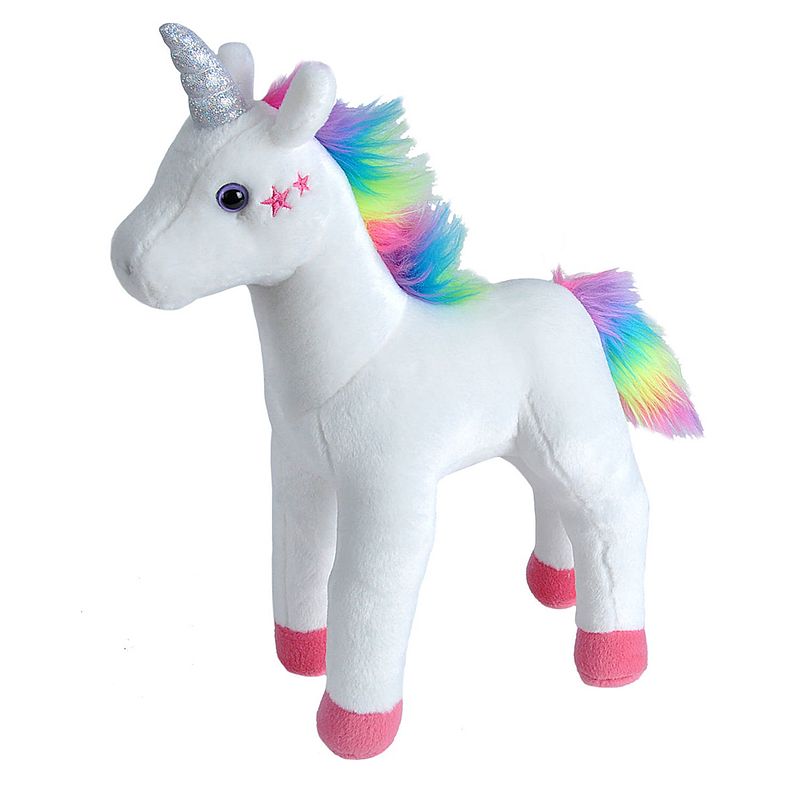 Foto van Wild republic knuffel unicorn meisjes 29 cm pluche wit