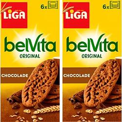 Foto van Liga belvita chocolade koekjes 2 x 300g bij jumbo