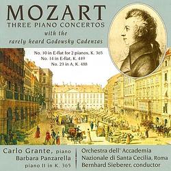 Foto van Mozart: three piano concertos (nos, 10,14,23) - cd (0017685122224)