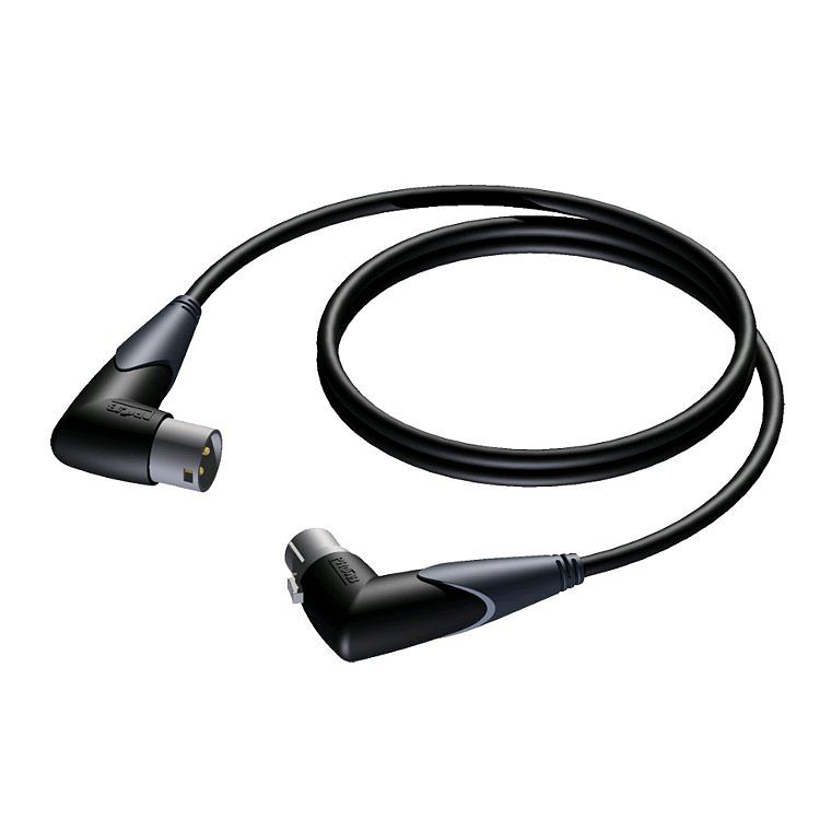 Foto van Procab cla904 classic xlr haaks male-xlr haaks female kabel 1.5m