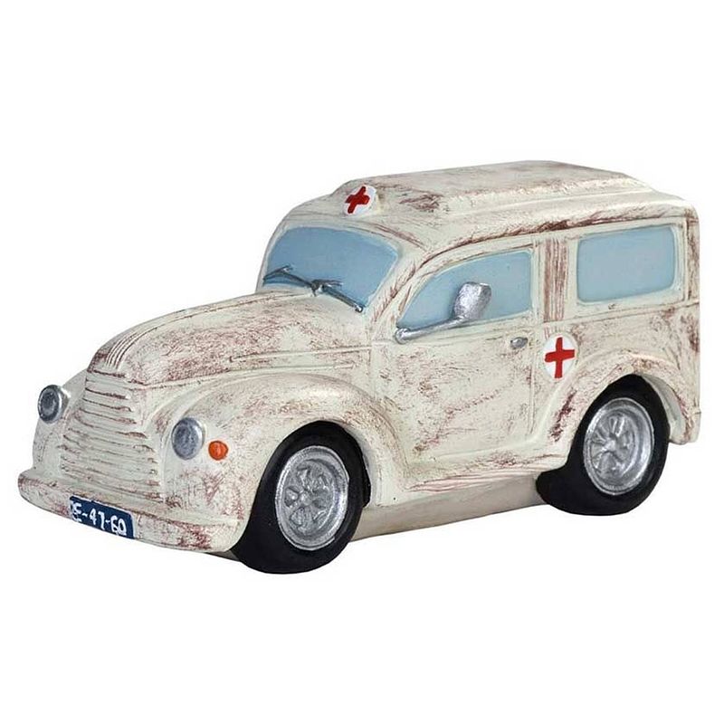 Foto van Dickensville ambulance auto 11 cm beige