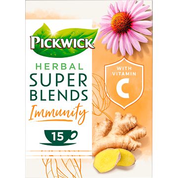 Foto van Pickwick herbal super blends immunity kruidenthee bij jumbo