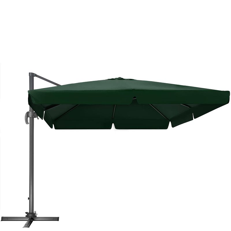 Foto van Tectake - zonwering cinzia-xl parasol- groen - 402995