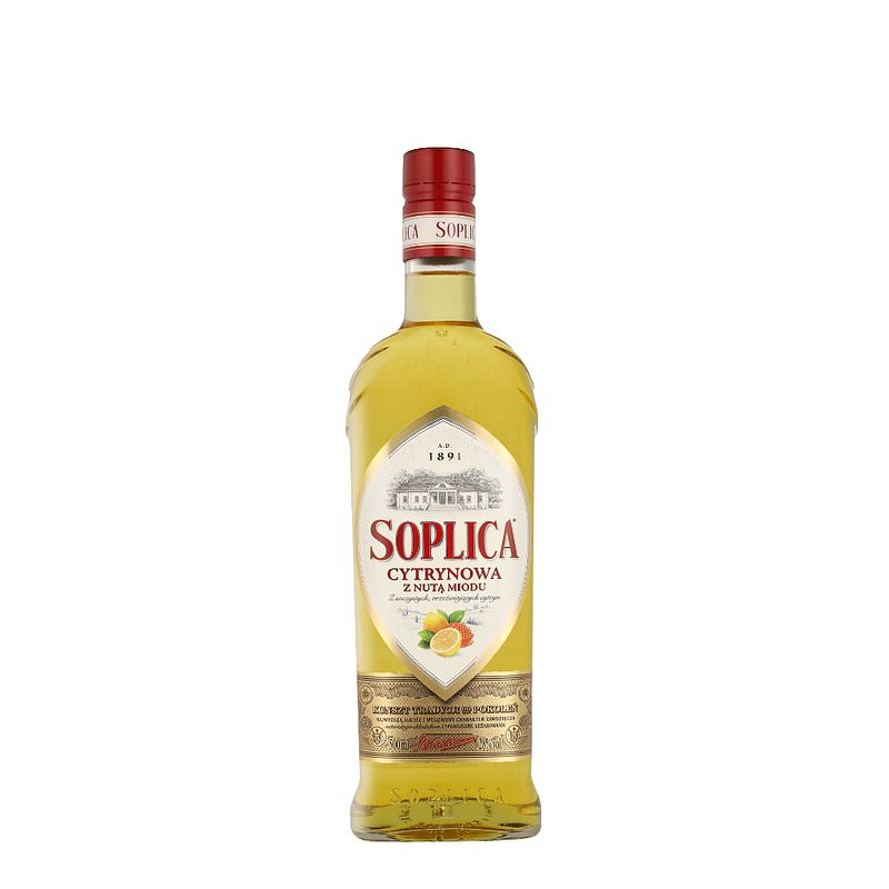 Foto van Soplica cytryna miodu 'citroen-honing' 50cl wodka