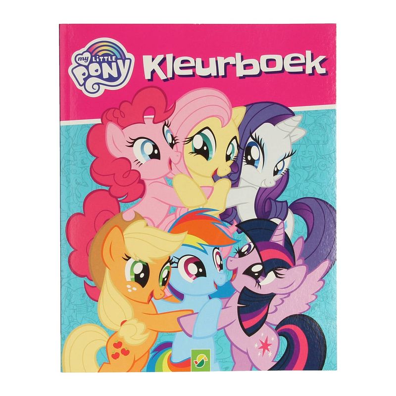 Foto van Wins holland kleurboek roze my little pony