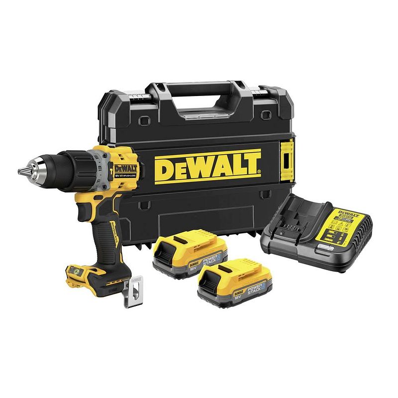 Foto van Dewalt dcd805e2t-qw accu-klopboor/schroefmachine