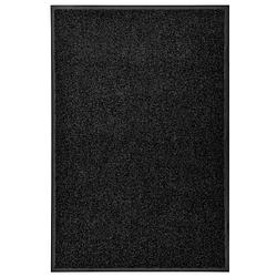 Foto van Vidaxl deurmat wasbaar 60x90 cm zwart