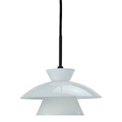 Foto van Dyberg larsen hanglamp valby 20 cm g9 5w glas wit