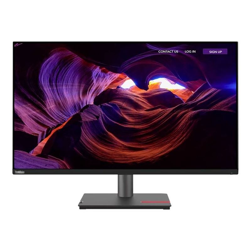 Foto van Lenovo ts/thinkvision p32p-30 led-monitor 80 cm (31.5 inch) energielabel f (a - g) 3480 x 2160 pixel uhd 4 ms displayport, audio-line-out, hdmi, usb 3.2 gen 1,