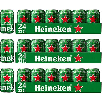 Foto van Heineken premium pilsener tray 3 x 24 x 330ml bij jumbo