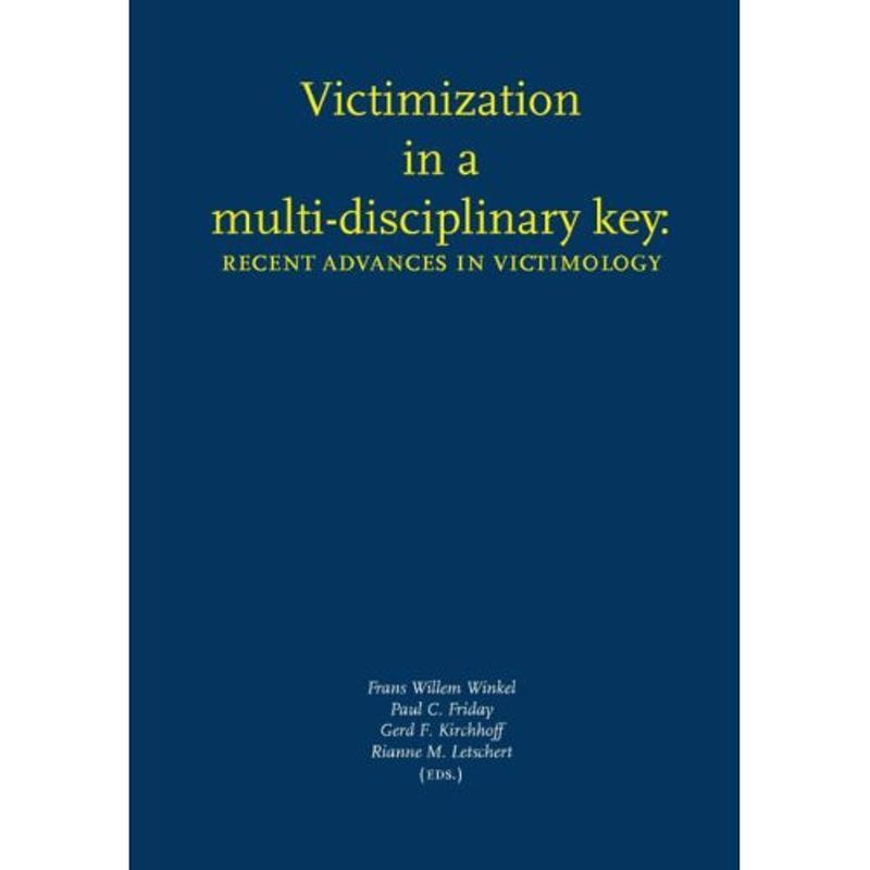 Foto van Victimization in a multi-disciplinary key