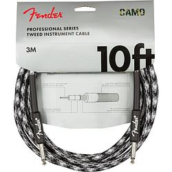 Foto van Fender professional series tweed winter camo instrumentkabel 3 meter