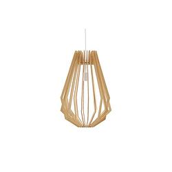 Foto van Spider verlichting hanglamp 42x42x120cm hout.