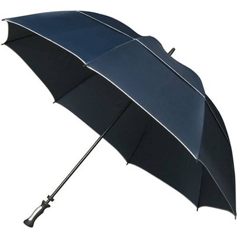 Foto van Golf stormparaplu donkerblauw windproof 140 cm