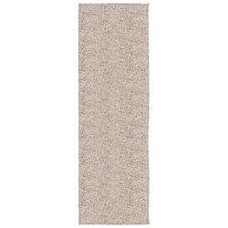 Foto van Vidaxl vloerkleed pamplona shaggy hoogpolig modern 80x250 cm beige