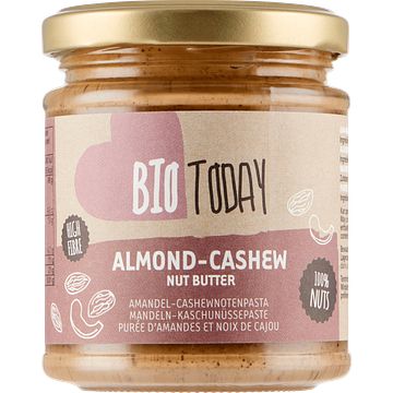 Foto van Bio today amandelcashewnotenpasta 170 g bus bij jumbo