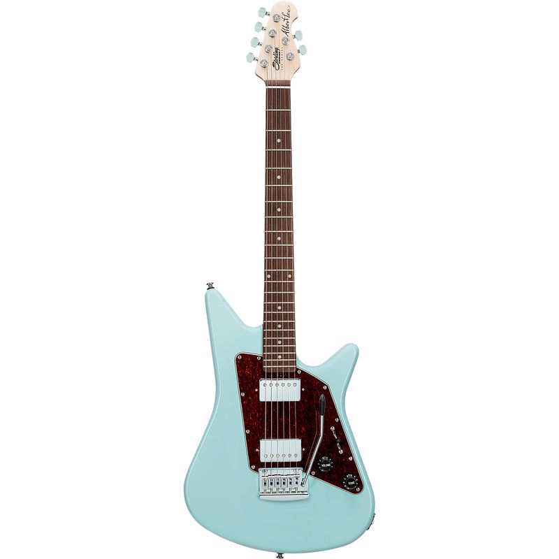 Foto van Sterling by music man al40 albert lee daphne blue gitaar