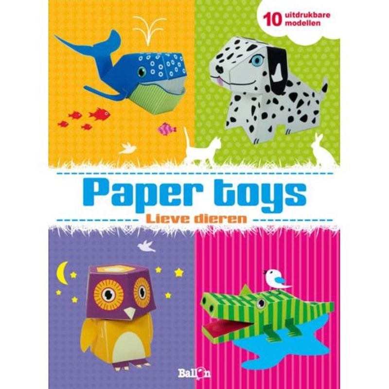 Foto van Lieve dieren - paper toys