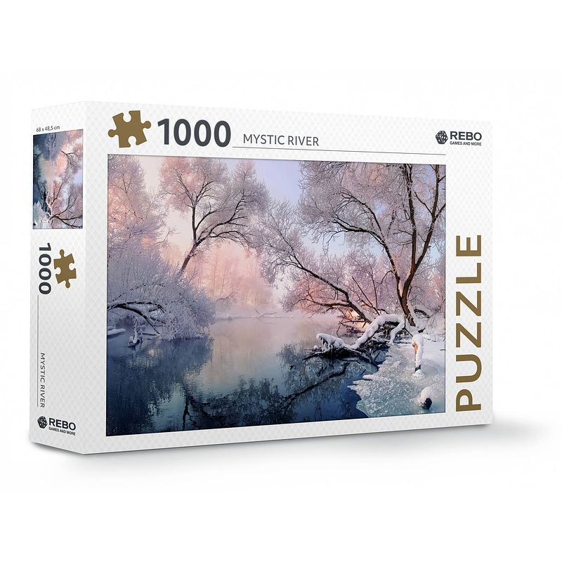 Foto van Rebo productions legpuzzel mystic river karton 1000 stukjes