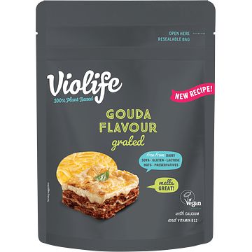 Foto van Violife gouda flavour grated 150g bij jumbo