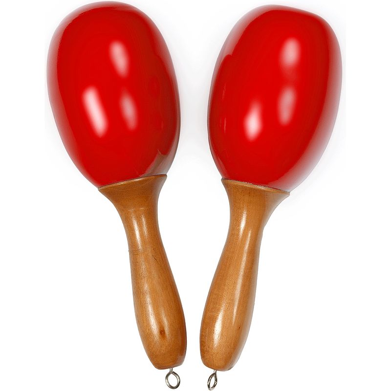 Foto van Tanga maracas large rood