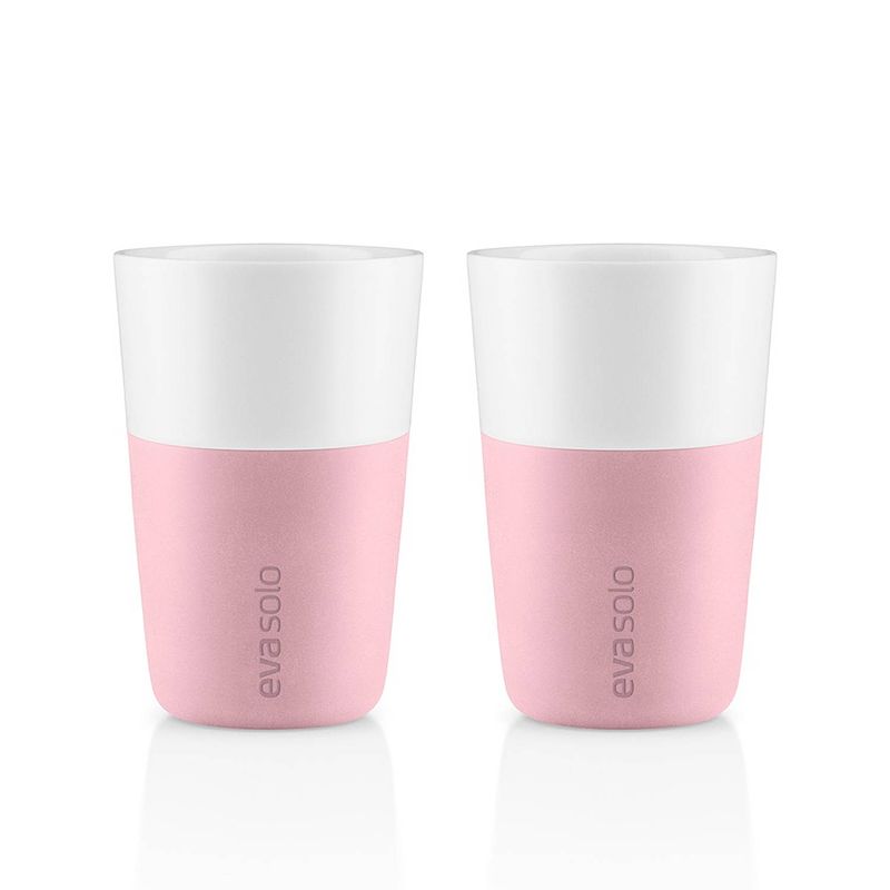 Foto van Beker latte, set van 2 stuks, rose quartz roze - eva solo