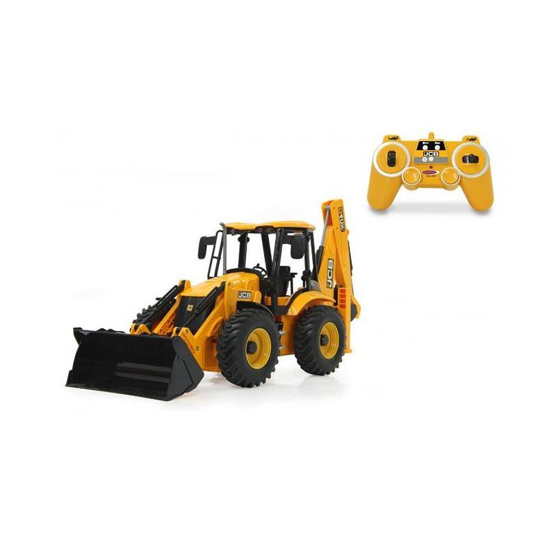 Foto van Jamara graafmachine jcb backhoe loader 40 x 61 x 14 cm geel